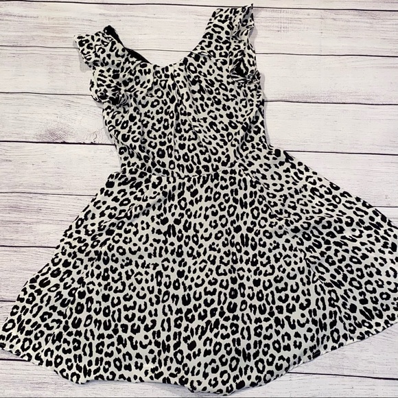 Express White Leopard Dress - Picture 4 of 8